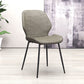 Glam Style Dining Chair PU Leather Dining Room Chair for Indoor Black-Gray 1 Piece Clearhalo 'Dining Chairs' 'Dining Tables & Seating' 'dining_chair' 'furn' 'furn_dining_chair' 'Furniture' 'Kitchen & Dining Furniture' 6034365