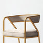 Glam Style Dining Chair Metal Open Back Dining Armchair for Indoor Clearhalo 'Dining Chairs' 'Dining Tables & Seating' 'dining_chair' 'furn' 'furn_dining_chair' 'Furniture' 'Kitchen & Dining Furniture' 6034446