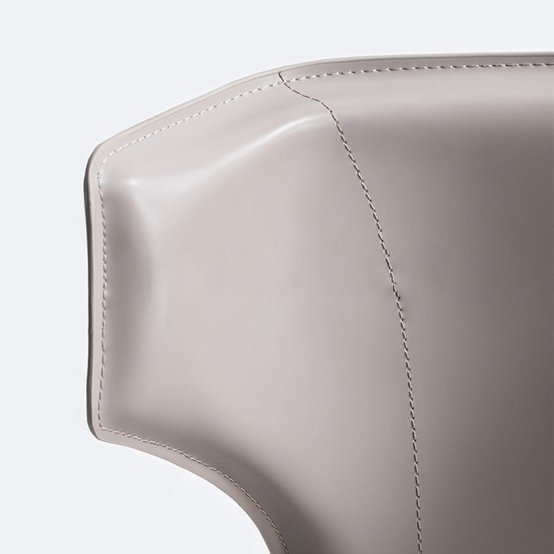 Modern Style Wingback Dining Chairs Faux Leather Home Side Chair Clearhalo 'Dining Chairs' 'Dining Tables & Seating' 'dining_chair' 'furn' 'furn_dining_chair' 'Furniture' 'Kitchen & Dining Furniture' 6034664