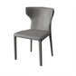 Modern Style Wingback Dining Chairs Faux Leather Home Side Chair Light Gray 1 Piece Clearhalo 'Dining Chairs' 'Dining Tables & Seating' 'dining_chair' 'furn' 'furn_dining_chair' 'Furniture' 'Kitchen & Dining Furniture' 6034667