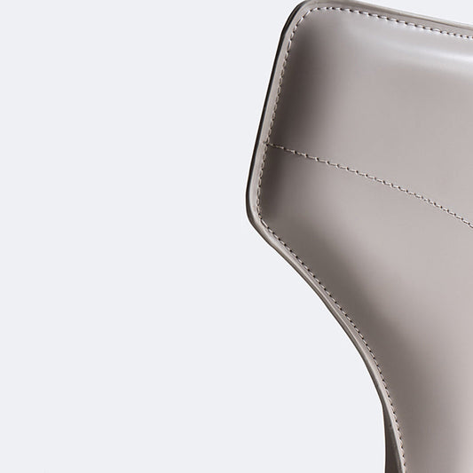 Modern Style Wingback Dining Chairs Faux Leather Home Side Chair Clearhalo 'Dining Chairs' 'Dining Tables & Seating' 'dining_chair' 'furn' 'furn_dining_chair' 'Furniture' 'Kitchen & Dining Furniture' 6034668