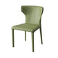 Modern Style Wingback Dining Chairs Faux Leather Home Side Chair Pea Green 1 Piece Clearhalo 'Dining Chairs' 'Dining Tables & Seating' 'dining_chair' 'furn' 'furn_dining_chair' 'Furniture' 'Kitchen & Dining Furniture' 6034692