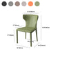 Modern Style Wingback Dining Chairs Faux Leather Home Side Chair Clearhalo 'Dining Chairs' 'Dining Tables & Seating' 'dining_chair' 'furn' 'furn_dining_chair' 'Furniture' 'Kitchen & Dining Furniture' 6034697