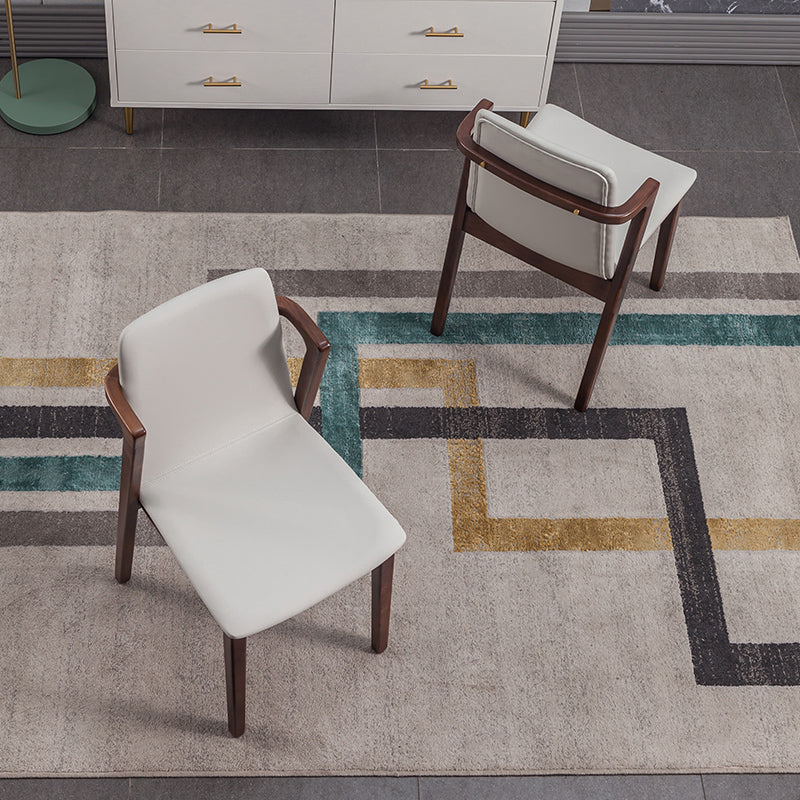 Traditionele massief houten eetkamerstoel gestoffeerde eetgelegenheden