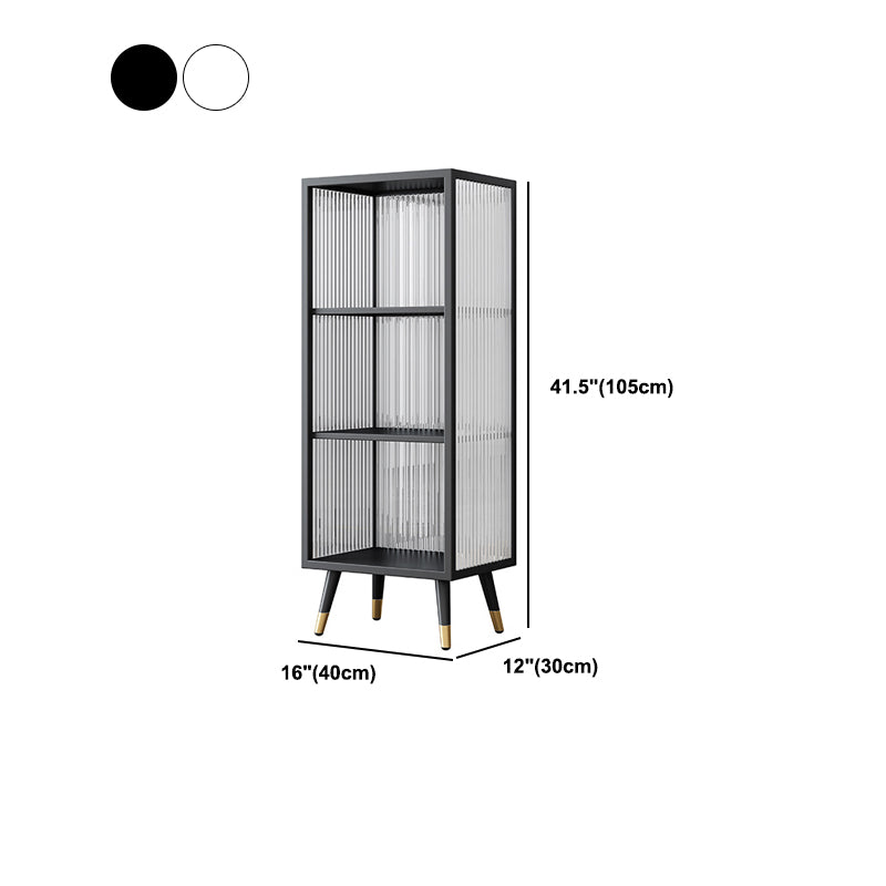 Sideboard in metallo in metallo in metallo glam Cucina in bianco e nero