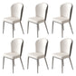 Contemporary Dining Side Chair Faux Leather Dining Side Chair for Indoor