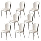 Contemporary Dining Side Chair Faux Leather Dining Side Chair for Indoor