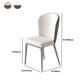 Contemporary Dining Side Chair Faux Leather Dining Side Chair for Indoor