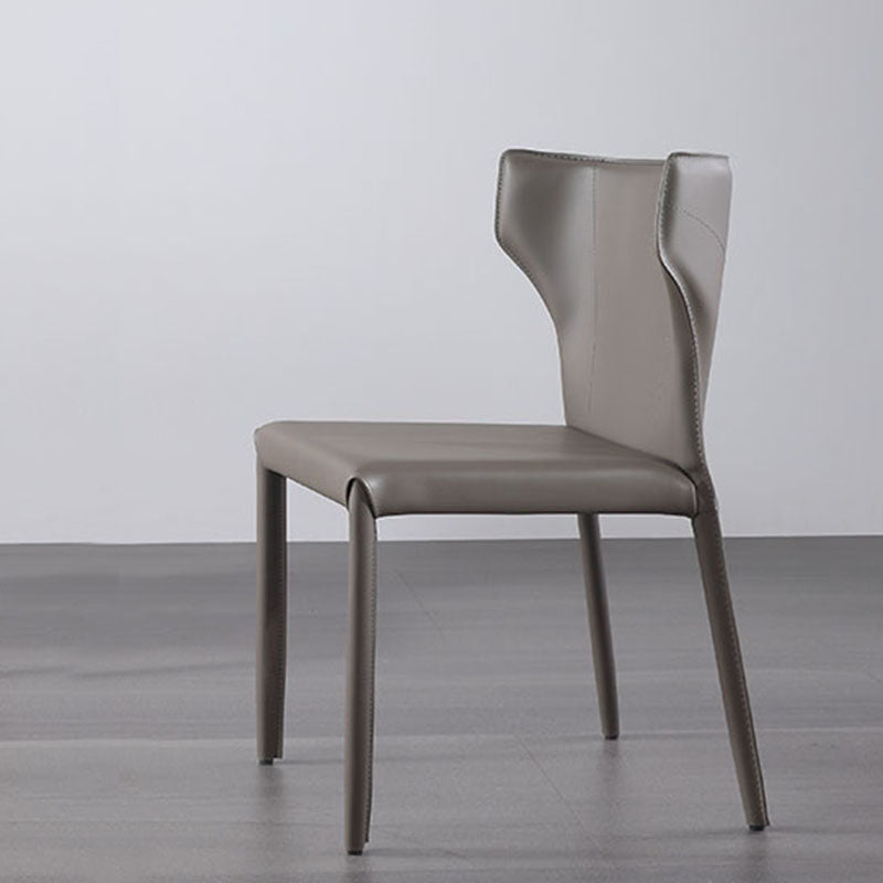 Sedia da pranzo moderna di alette per cucina con finitura opaca sedia