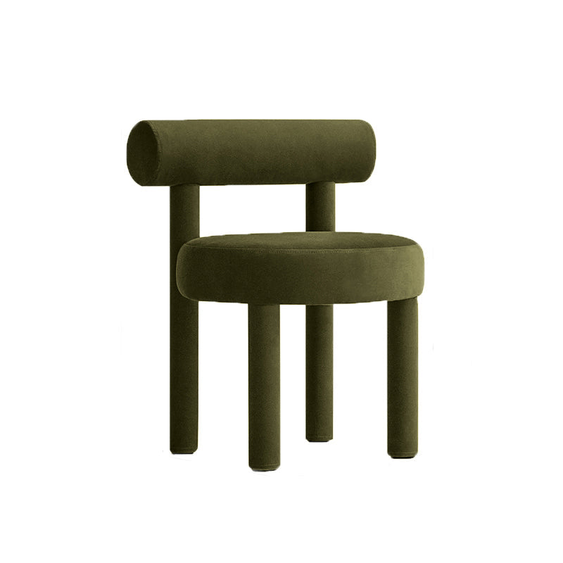 Upholstered Velvet Dining Side Chair Contemporary Indoor Dining Chair
