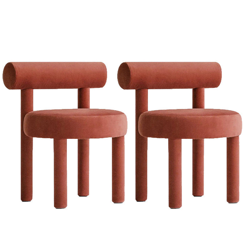 Upholstered Velvet Dining Side Chair Contemporary Indoor Dining Chair