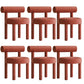 Upholstered Velvet Dining Side Chair Contemporary Indoor Dining Chair