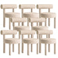Upholstered Velvet Dining Side Chair Contemporary Indoor Dining Chair