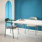 Contemporary Style Dining Chair Metal Open Back Dining Arm Chair Clearhalo 'Dining Chairs' 'Dining Tables & Seating' 'dining_chair' 'furn' 'furn_dining_chair' 'Furniture' 'Kitchen & Dining Furniture' 6035458