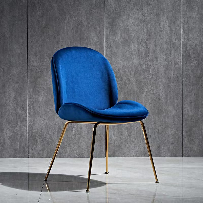 Glam -stijl eetkamerstoel gestoffeerde eetkamerstoel voor binnen