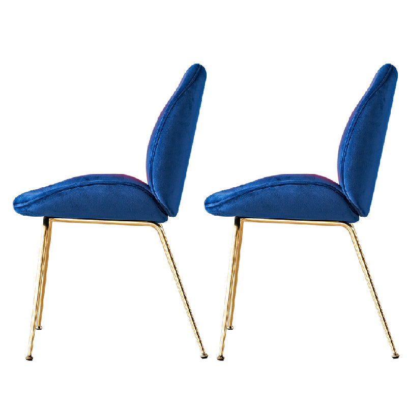 Glam -stijl eetkamerstoel gestoffeerde eetkamerstoel voor binnen