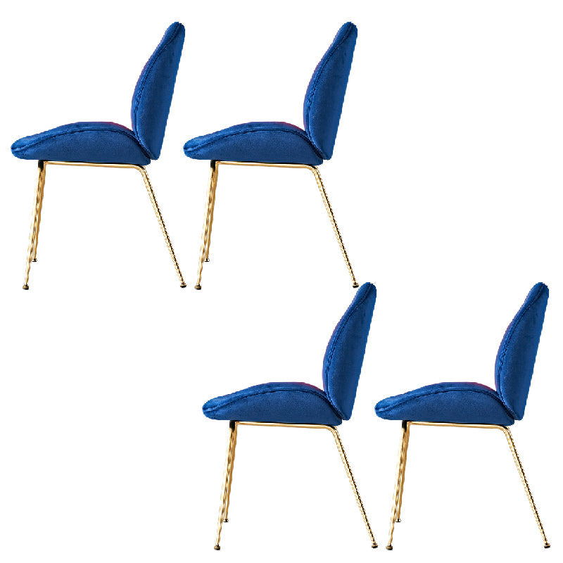 Glam -stijl eetkamerstoel gestoffeerde eetkamerstoel voor binnen