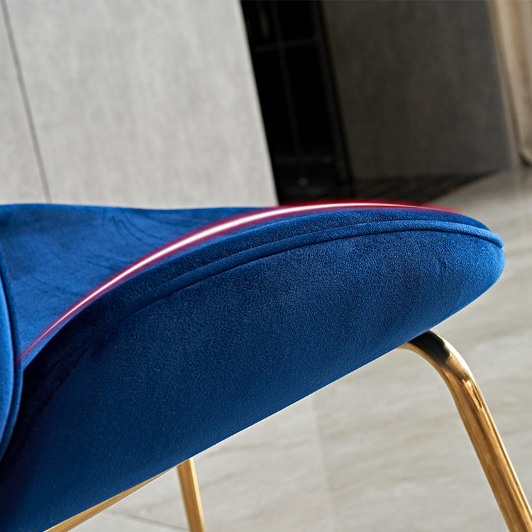 Glam -stijl eetkamerstoel gestoffeerde eetkamerstoel voor binnen