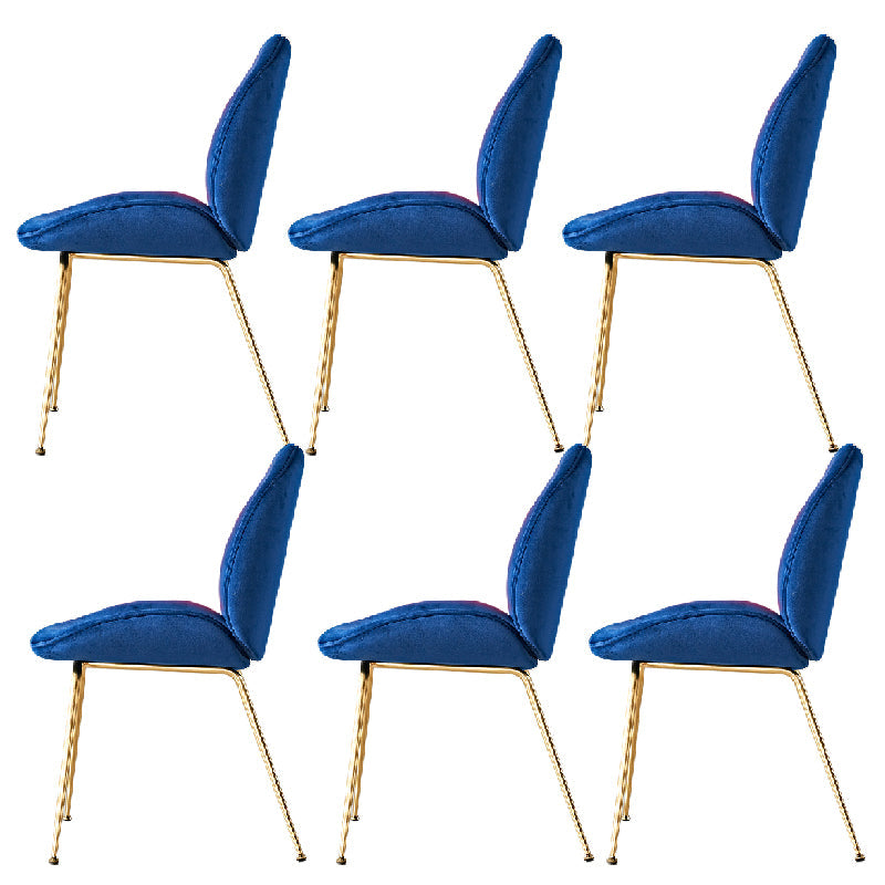 Glam -stijl eetkamerstoel gestoffeerde eetkamerstoel voor binnen