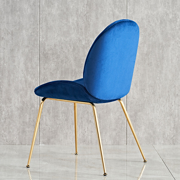 Glam -stijl eetkamerstoel gestoffeerde eetkamerstoel voor binnen