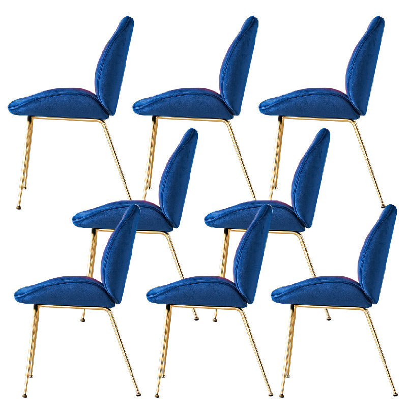 Glam -stijl eetkamerstoel gestoffeerde eetkamerstoel voor binnen