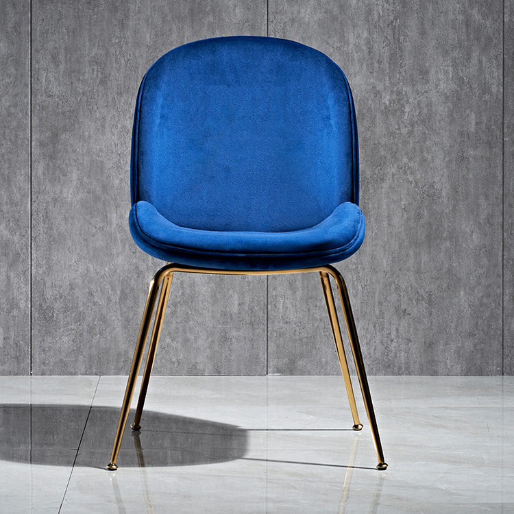 Glam -stijl eetkamerstoel gestoffeerde eetkamerstoel voor binnen