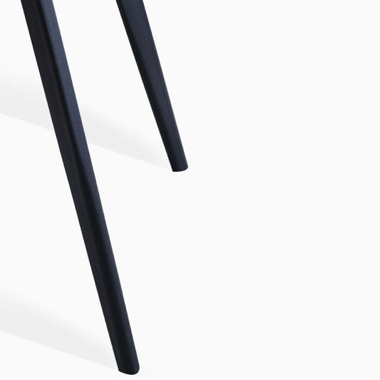 Sillas de comedor de cuero diseño de diseño industrial silla de espalda sólida para cocina