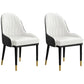 Scandinavian Solid Back Arm Chairs Upholstered Dining Chairs for Kitchen