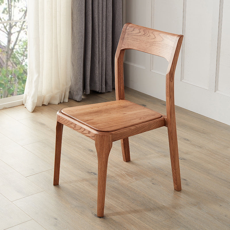 Contemporary Wood Dining Room Chairs Armless Open Back Dining Side Chair Clearhalo 'Dining Chairs' 'Dining Tables & Seating' 'dining_chair' 'furn' 'furn_dining_chair' 'Furniture' 'Kitchen & Dining Furniture' 6035864