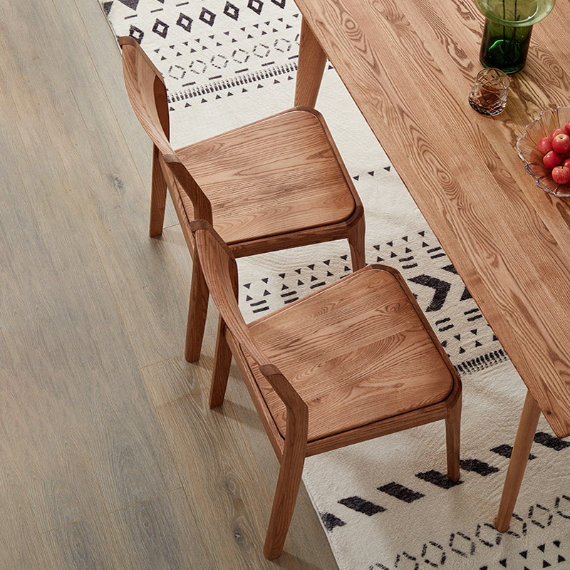 Contemporary Wood Dining Room Chairs Armless Open Back Dining Side Chair Clearhalo 'Dining Chairs' 'Dining Tables & Seating' 'dining_chair' 'furn' 'furn_dining_chair' 'Furniture' 'Kitchen & Dining Furniture' 6035869