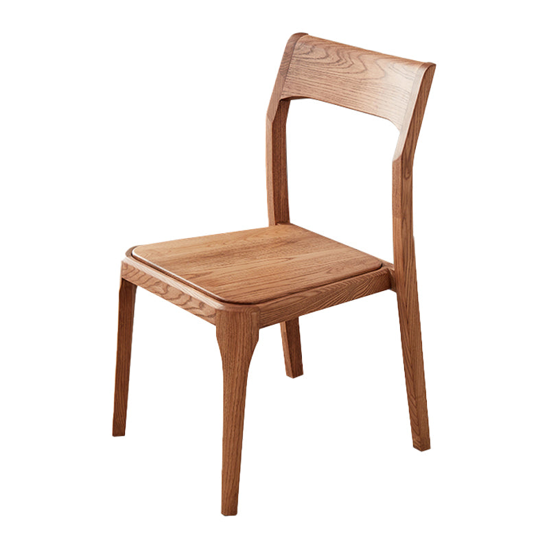 Contemporary Wood Dining Room Chairs Armless Open Back Dining Side Chair Clearhalo 'Dining Chairs' 'Dining Tables & Seating' 'dining_chair' 'furn' 'furn_dining_chair' 'Furniture' 'Kitchen & Dining Furniture' 6035870
