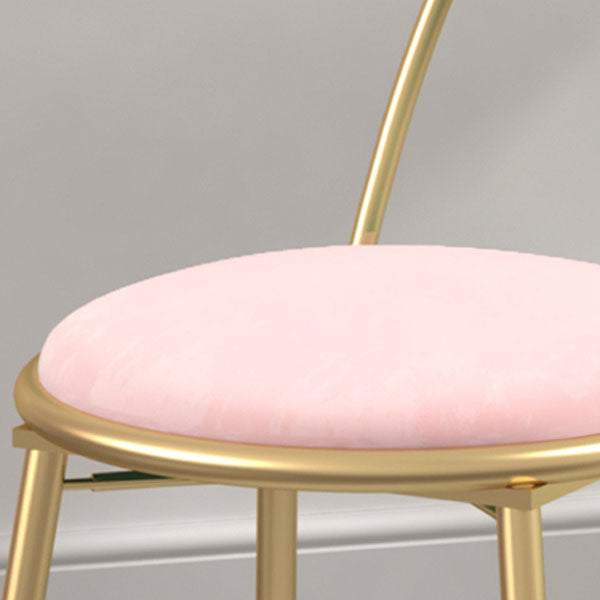 Armless Open Back Dining Chair Nordic Style Metal Dining Room Chair for Home Use Clearhalo 'Dining Chairs' 'Dining Tables & Seating' 'dining_chair' 'furn' 'furn_dining_chair' 'Furniture' 'Kitchen & Dining Furniture' 6035932