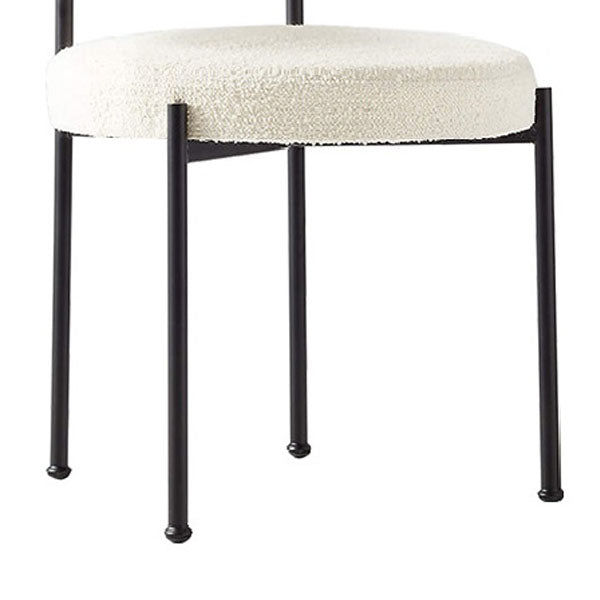 Open Back Dining Chair Designer Style Home Velvet Side Chair