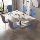 Leather Dining Side Chair Scandinavian Design Solid Back Armless Dining Chairs Clearhalo 'Dining Chairs' 'Dining Tables & Seating' 'dining_chair' 'furn' 'furn_dining_chair' 'Furniture' 'Kitchen & Dining Furniture' 6036004