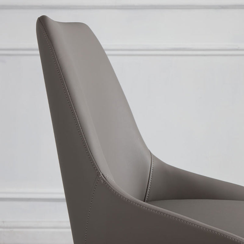 Contemporary Dining Chair Dining Arm Side Chairs for Kitchen with Metal Legs Clearhalo 'Dining Chairs' 'Dining Tables & Seating' 'dining_chair' 'furn' 'furn_dining_chair' 'Furniture' 'Kitchen & Dining Furniture' 6036055