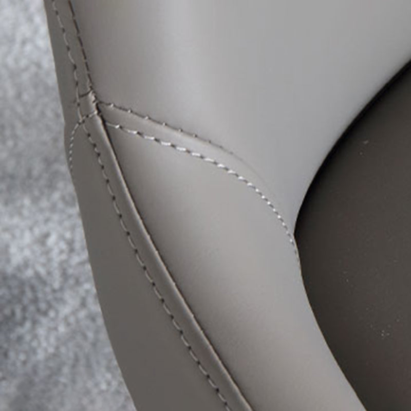 Contemporary Dining Chair Dining Arm Side Chairs for Kitchen with Metal Legs Clearhalo 'Dining Chairs' 'Dining Tables & Seating' 'dining_chair' 'furn' 'furn_dining_chair' 'Furniture' 'Kitchen & Dining Furniture' 6036058