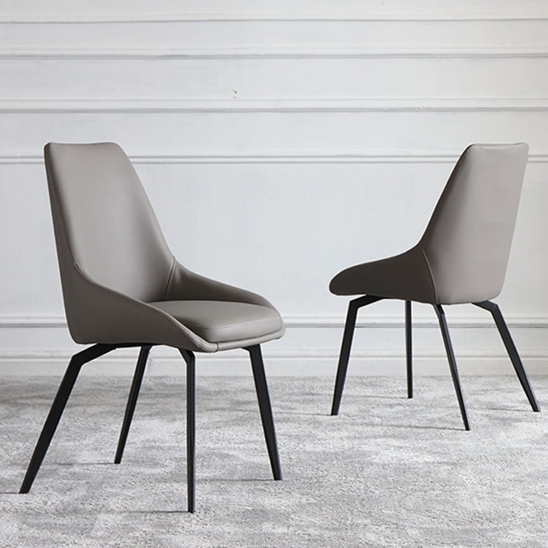 Contemporary Dining Chair Dining Arm Side Chairs for Kitchen with Metal Legs Clearhalo 'Dining Chairs' 'Dining Tables & Seating' 'dining_chair' 'furn' 'furn_dining_chair' 'Furniture' 'Kitchen & Dining Furniture' 6036059