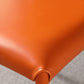 Modern Metal Dining Room Chair Armless Leather Side Chair for Home Use