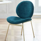 Glam Velvet Dining Room Chairs Metal Dining Armless Chair for Restaurant Use Clearhalo 'Dining Chairs' 'Dining Tables & Seating' 'dining_chair' 'furn' 'furn_dining_chair' 'Furniture' 'Kitchen & Dining Furniture' 6036095