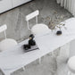 Industrial Stone Pub Dining Set 1/5 Pieces Counter Table with Upholstered Stools Clearhalo 'Bar Furniture' 'furn' 'furn_home_bar_bar_sets' 'Furniture' 'Home Bars & Bar Sets' 'home_bar_bar_sets' 'Kitchen & Dining Furniture' 6036135
