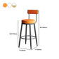 Industrial Stone Pub Dining Set 1/5 Pieces Counter Table with Upholstered Stools Clearhalo 'Bar Furniture' 'furn' 'furn_home_bar_bar_sets' 'Furniture' 'Home Bars & Bar Sets' 'home_bar_bar_sets' 'Kitchen & Dining Furniture' 6036148