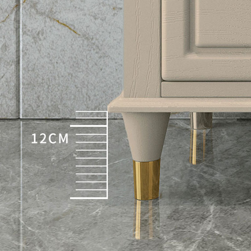 Glam horizontale opbergkast slaapkamer 16.2 "brede houten borst met laden