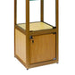 Modern Curio Cabinets Glass Display Cabinet with Locking Doors