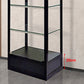 Modern Curio Cabinets Glass Display Cabinet with Locking Doors