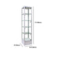 Modern Curio Cabinets Glass Display Cabinet with Locking Doors