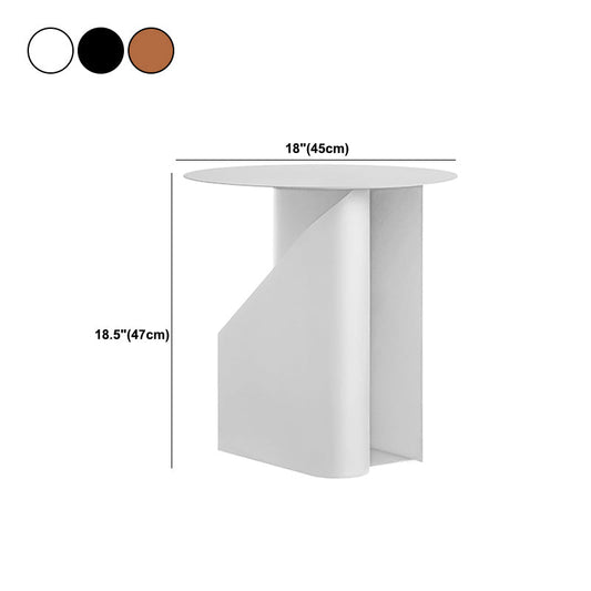 Mesa de noche moderna de la cama de hierro para la sala de estar para la sala de estar 18 "W x 18.5" H