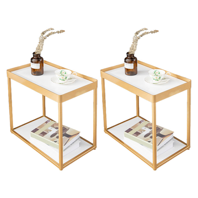 Moderno tavolo da notte in legno massiccio comodino da letto per soggiorno per soggiorno, 20,5 "w x 20" h