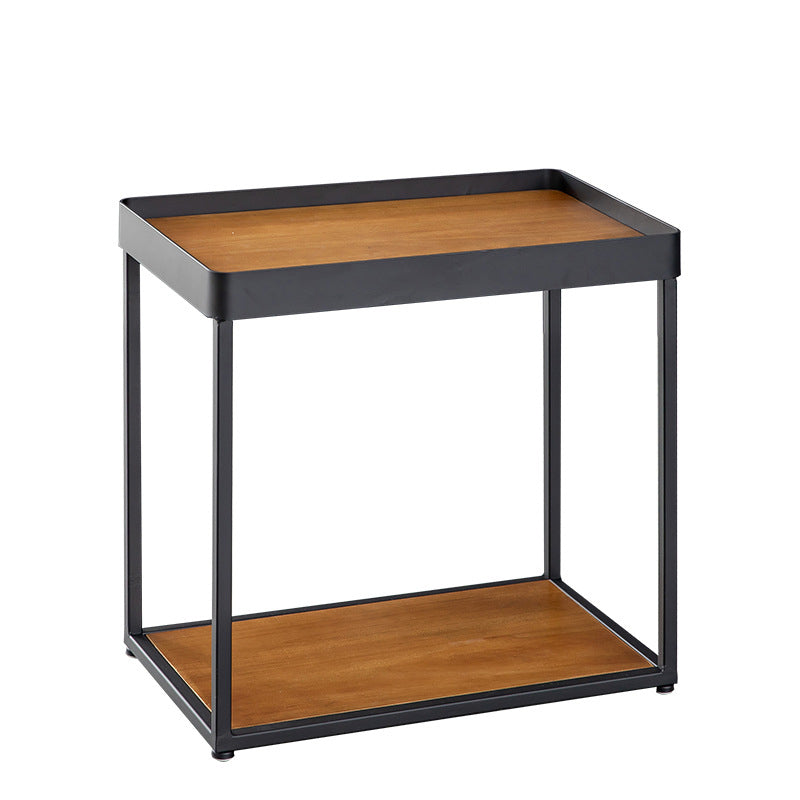 Moderno tavolo da notte in legno massiccio comodino da letto per soggiorno per soggiorno, 20,5 "w x 20" h