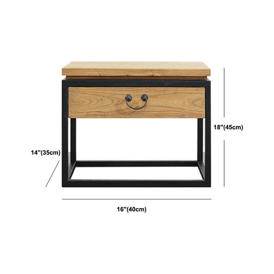 Mesa nocturna de almacenamiento de cajones nocturnos de cama de cama industrial para dormitorio