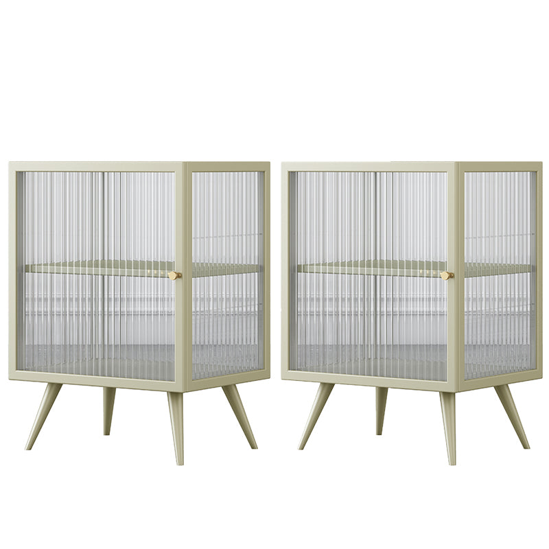 Las puertas modernas incluían la mesita de noche de metal de la cama con las piernas para el dormitorio